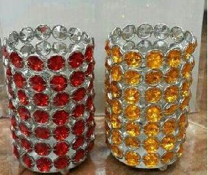 Designer Crystal Candle Holder