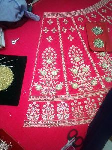 Silk Fabric Embroidery Services