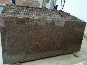 Brown Galaxy granite slab