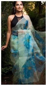 organza sarees