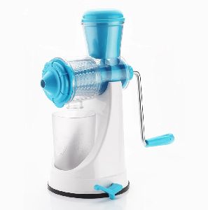 Blue & White Manual Fruit Juicer