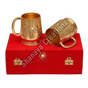 Brass Glass Beer Mug