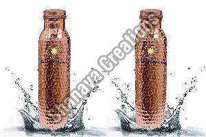 Copper Water Bottle Set