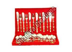 Steel Copper Cutlery Set