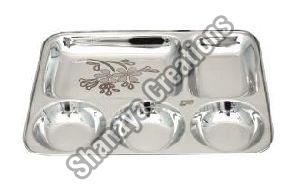 Steel Laser Art Dinner Plate