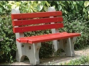 Cement Garden Bench