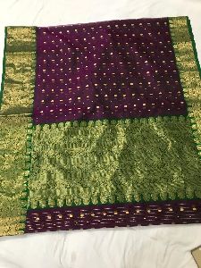 Chanderi silk by kataan Anushka Sari