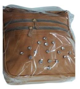 Ladies Designer Brown Sling Bag