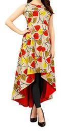 High Low Polyester Kurti