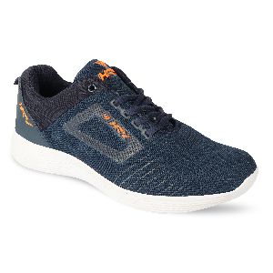 HRV SPORTS Men's Blue & Orange Running Shoes