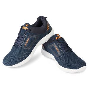 HRV SPORTS Mens Blue & Orange Running Shoes