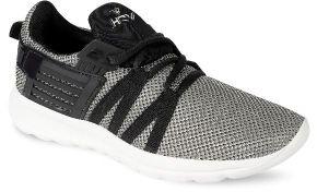 HRV SPORTS Men's Grey and Black Running Shoes