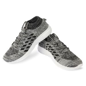 HRV SPORTS Mens Grey Black Running Shoes