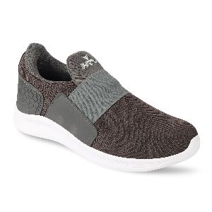 HRV SPORTS Men's Grey & White Running Shoes