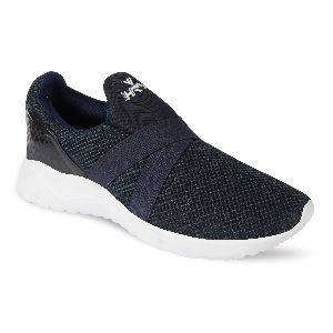 HRV SPORTS Men's Navy Blue & White Running Shoes