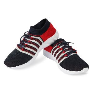 HRV SPORTS Mens Navy Blue & Red Running Shoes