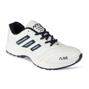 HRV SPORTS Men's White & Navy Blue Running Shoes