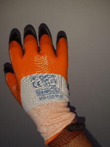 Orange Rubber Gloves