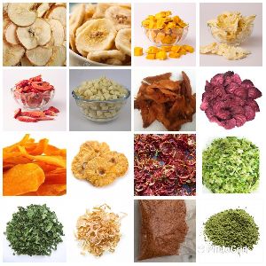 dried fruits and vegetables