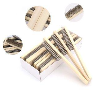 wooden handle brush