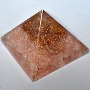 Orgone Rose Quartz Pyramid