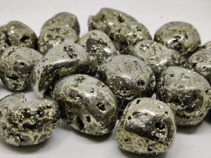 Pyrite Tumbled Stone