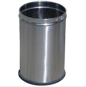 STAINLESS STEEL SOLID DUSTBIN