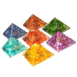 Seven Chakra Reiki Pyramid Set