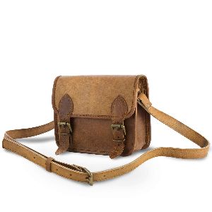 Brown Sling Lather Bags 7H