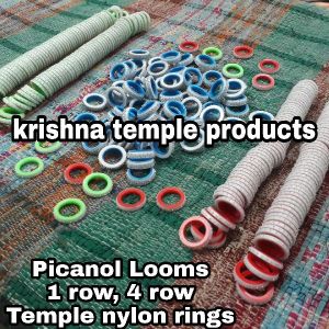 1 row and 4 row temple nylon pinned rings