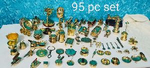 Brass kitchen set miniature gifts