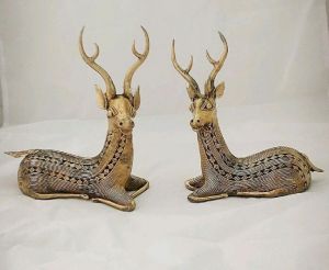 Brass Deer Figure