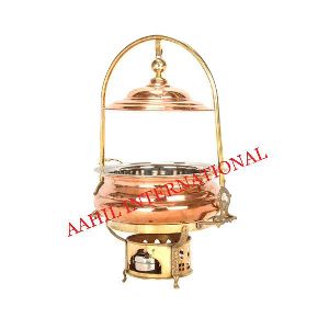 Copper Chafing Dish Mughal Mahal