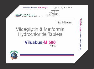 Vildagliptin and Metformin 500 Tablets
