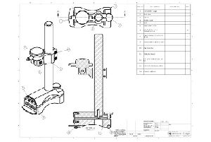 Dial comparator stand