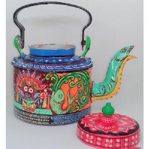 Hand Painted Decorative Kettle