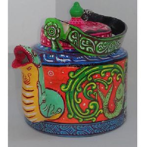 Hand Painted Decorative Kettle
