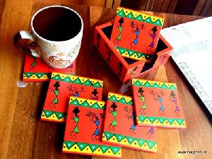 Hand Painted Tea Coaster