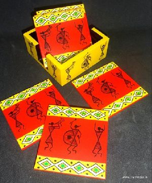 Hand Painted Tea Coaster