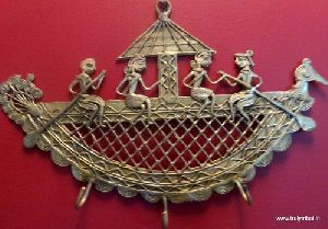 Handcrafted Brass Dhokra Key Holder