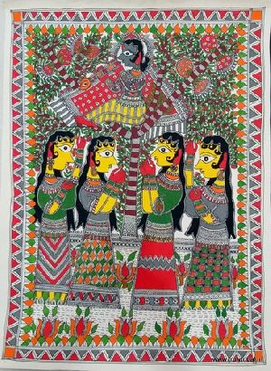 Decorative Madhubani Painting