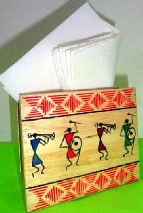 Wooden Tissue Paper Stand