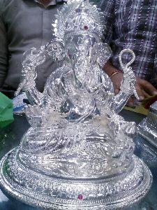 Silver God Statues