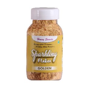 Golden Sparkling Flakes