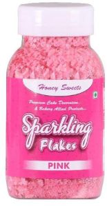 Pink Sparkling Flakes