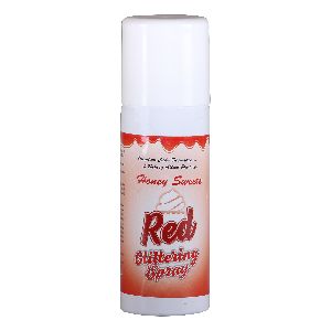 Red Glittering Spray