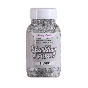Silver Sparkling Flakes