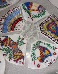 madhubani cotton mask