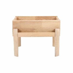 rajtai wood bed side restaurant table