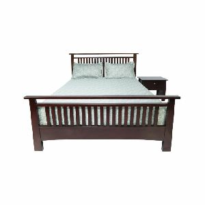 Rajtai Wooden Double Bed for Hotel